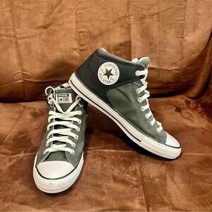Converse Chuck Taylor High-Top Sneakers - Grey / Dark Grey Men’s 11